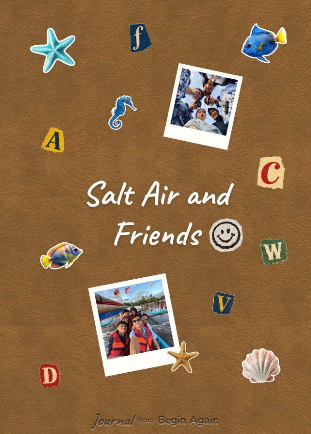 Cover of the Salt Air and Friends scrapbook